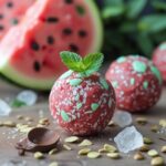 Watermelon Mint Protein Energy Balls