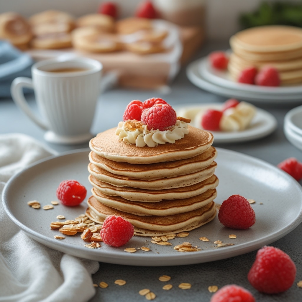 Healthy Oatmeal Pancakes for a Quick School Breakfast