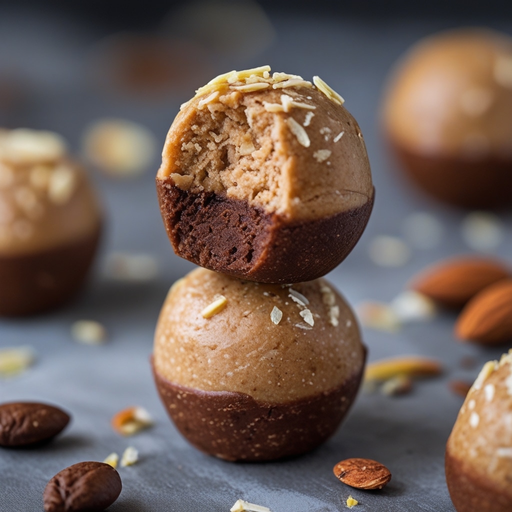 - No-Bake Espresso Almond Protein Bites