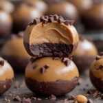- No-Bake Brownie Fudge Peanut Butter Protein Balls