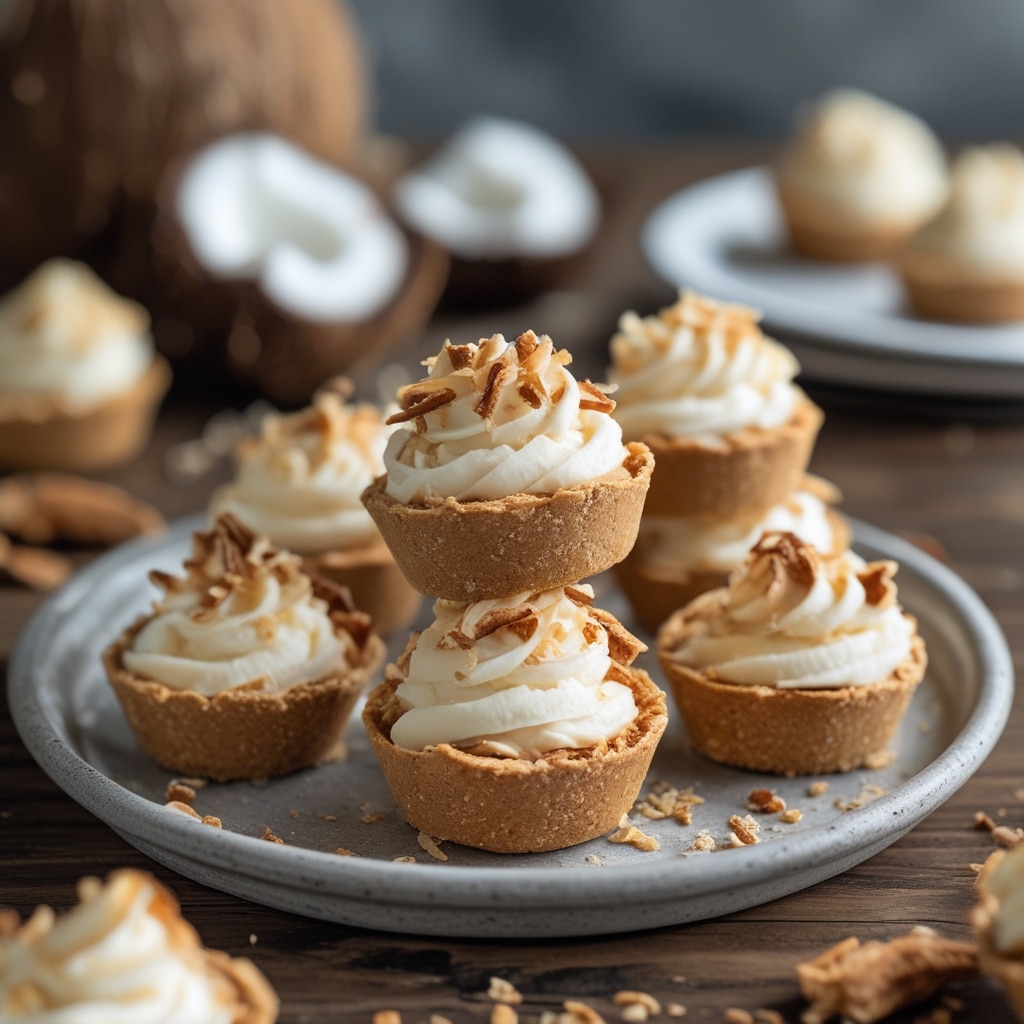 High Protein Coconut Cream Pie Bites