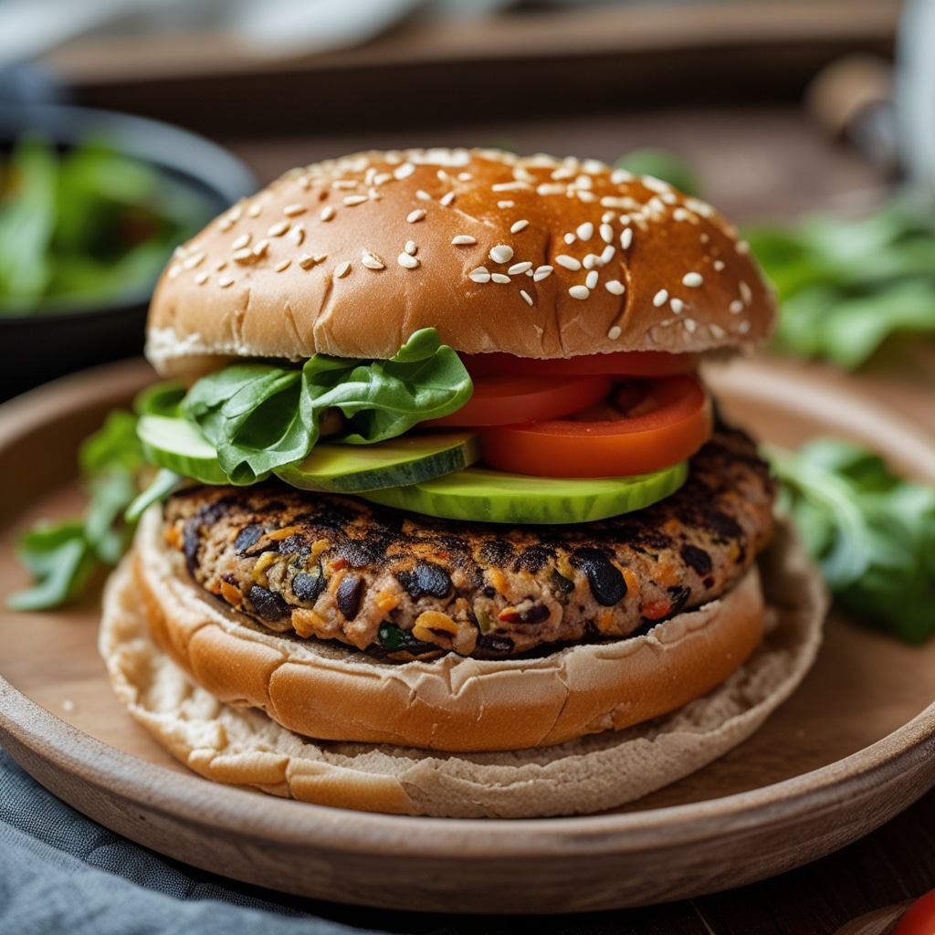 Black Bean Veggie Burger