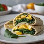 Spinach Egg Wrap