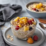 Healthy Overnight Oats with Fruits | Great for Breakfast