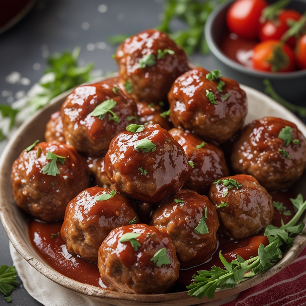 Easy BBQ Meatballs Recipe for Potlucks and Holiday Gatherings