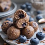 Blueberry Flax Protein Energy Bites