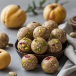 Quince Pistachio Protein Energy Bites