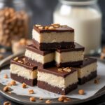 High Protein Vanilla Bean Cottage Cheese Fudge Bars