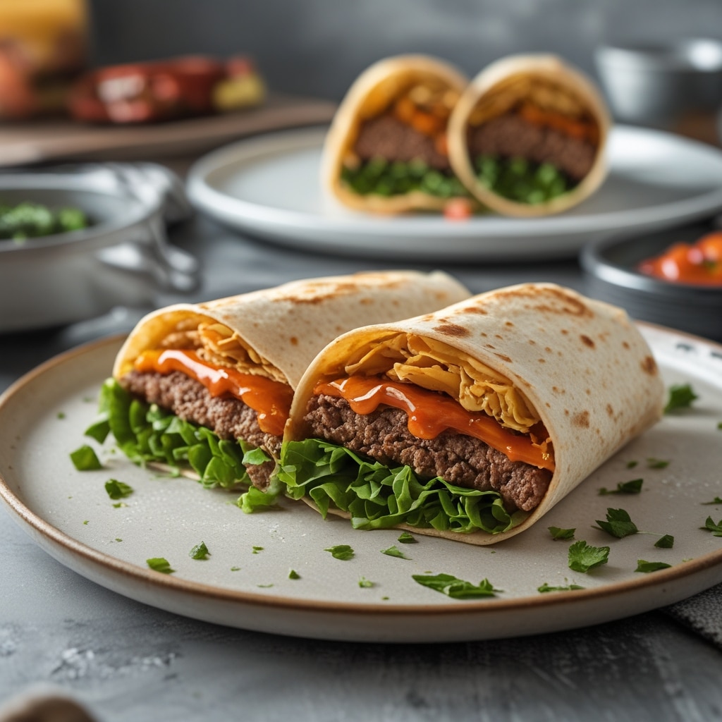 Big Mac Wraps Special Sauce Crispy Beef