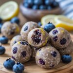 Blueberry Lemon Protein Energy Balls