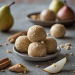 Pear Ginger Protein Energy Bites