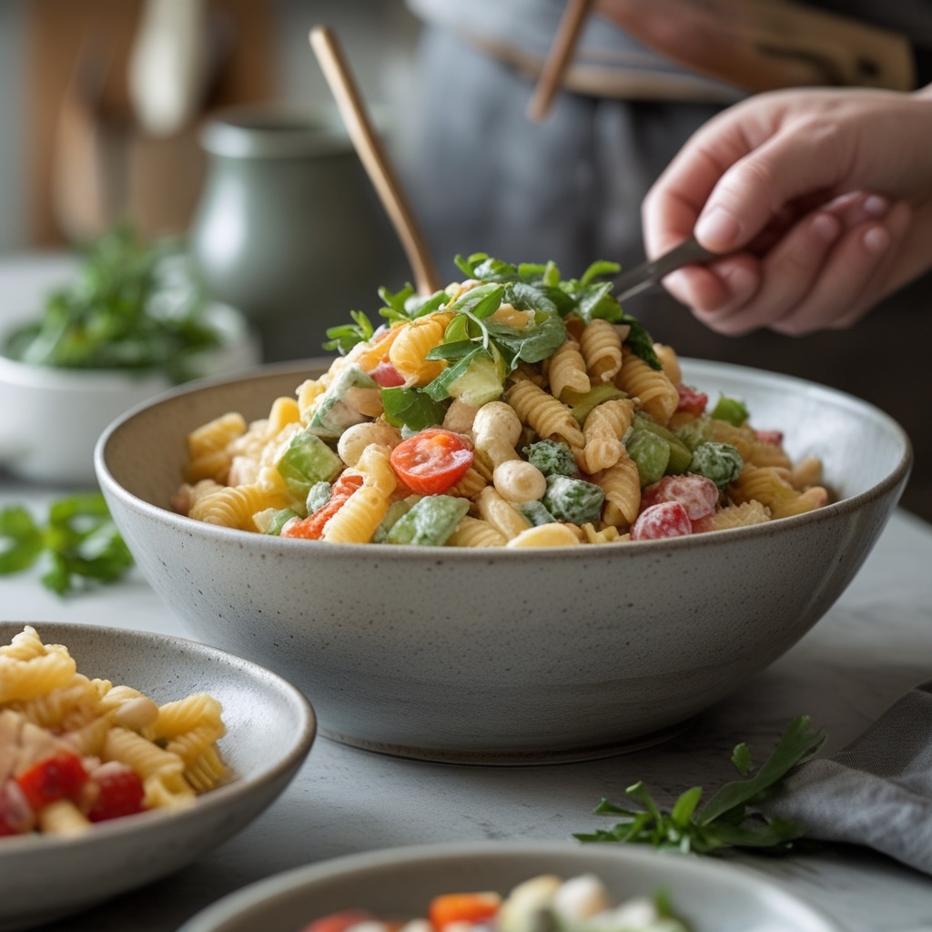Rainbow Pasta Salad