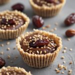 No-Bake Sesame Tahini Date Energy Cups