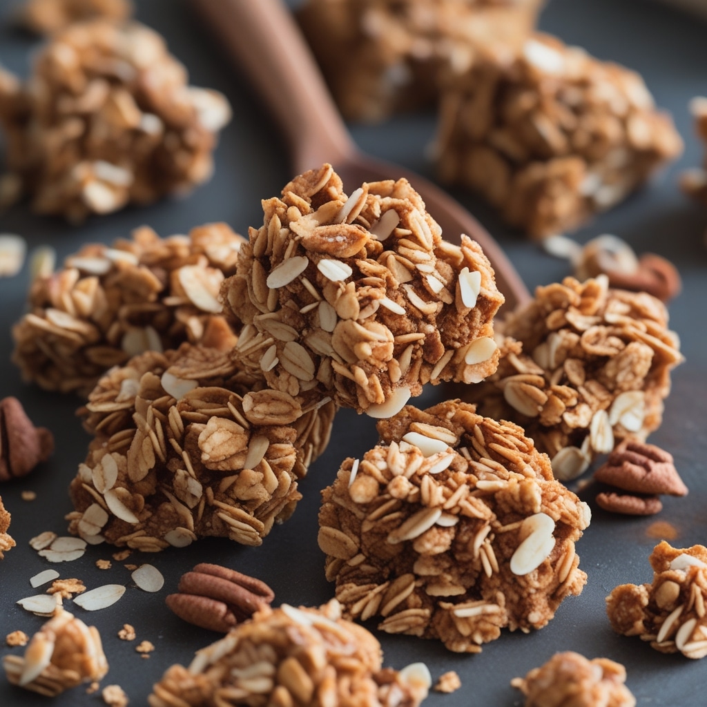 Pumpkin Spice Protein Granola Clusters