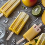 Tropical Mango Protein Popsicles