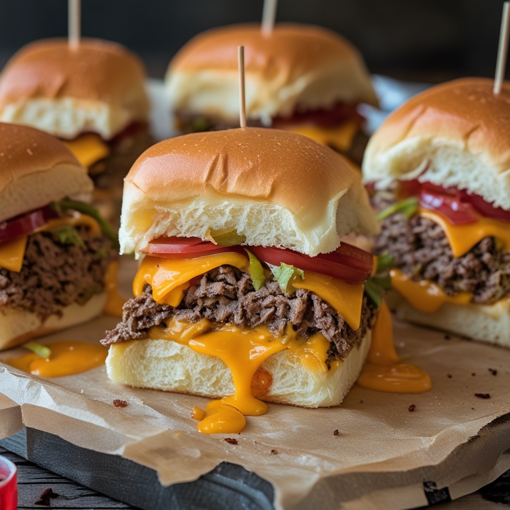 Easy Philly Cheesesteak Sliders Recipe for Parties and Game Day