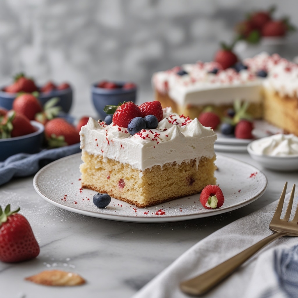 4th of July sheet cake!