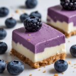 - Frozen Blueberry Cheesecake Yogurt Bars