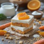 Orange Carrot Protein Frozen Yogurt Bars