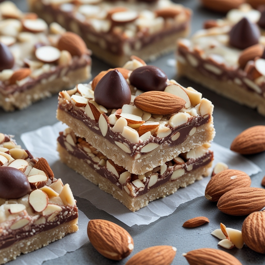 No-Bake Almond Joy Protein Bars