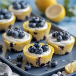 High Protein Lemon Blueberry Cups