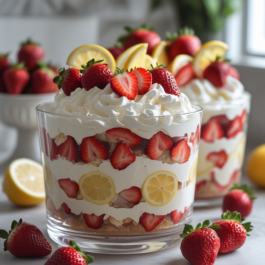 Strawberry Lemon Trifle Recipe