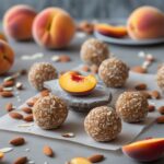 Peach Almond Protein Energy Bites