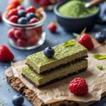 Berry Matcha Protein Energy Bars
