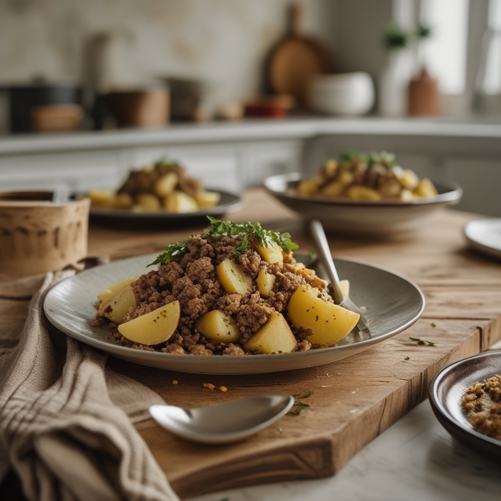 Ground Meat with Potatoes