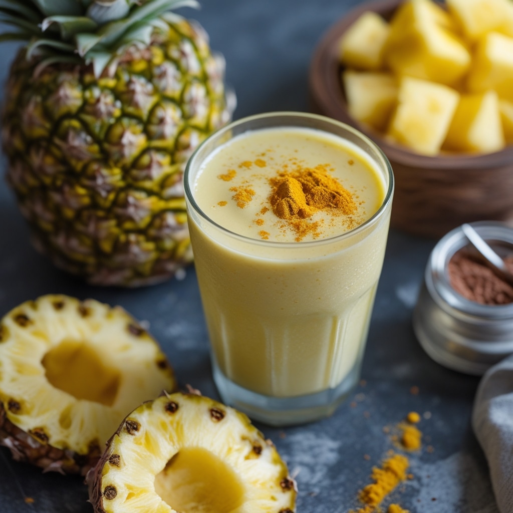 Pineapple Turmeric Anti-Inflammatory Smoothie