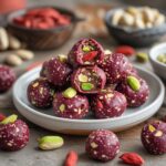 Goji Berry Pistachio Protein Energy Bites
