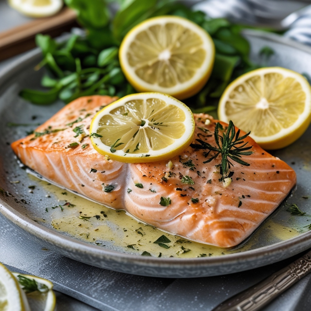 Easy Lemon Garlic Butter Salmon Recipe Ready in 25 Minutes
