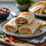 Easy School Lunch Prep: Turkey & Cheese Wraps