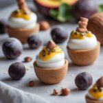- Passion Fruit Hazelnut Protein Frozen Yogurt Bites