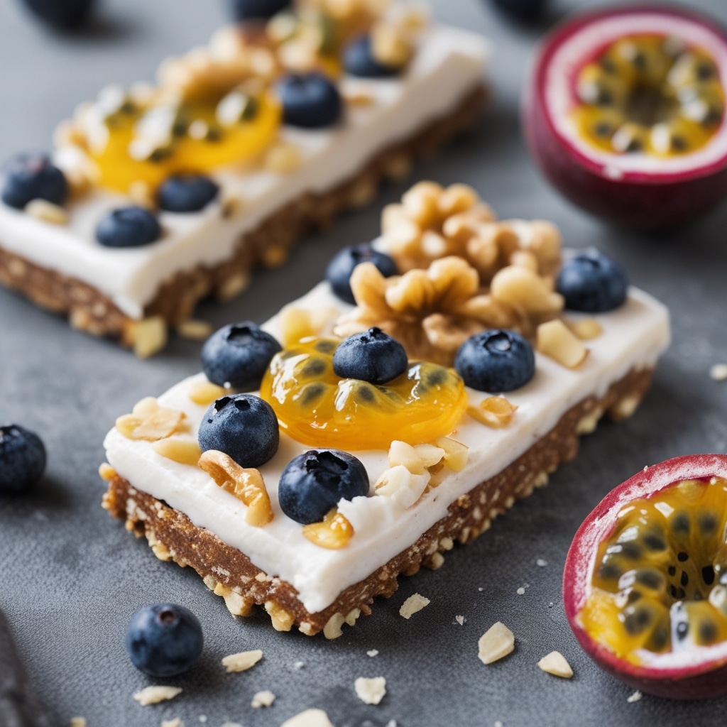 Passion Fruit Walnut Protein Energy Bars