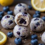 Blueberry Lemon Protein Energy Balls