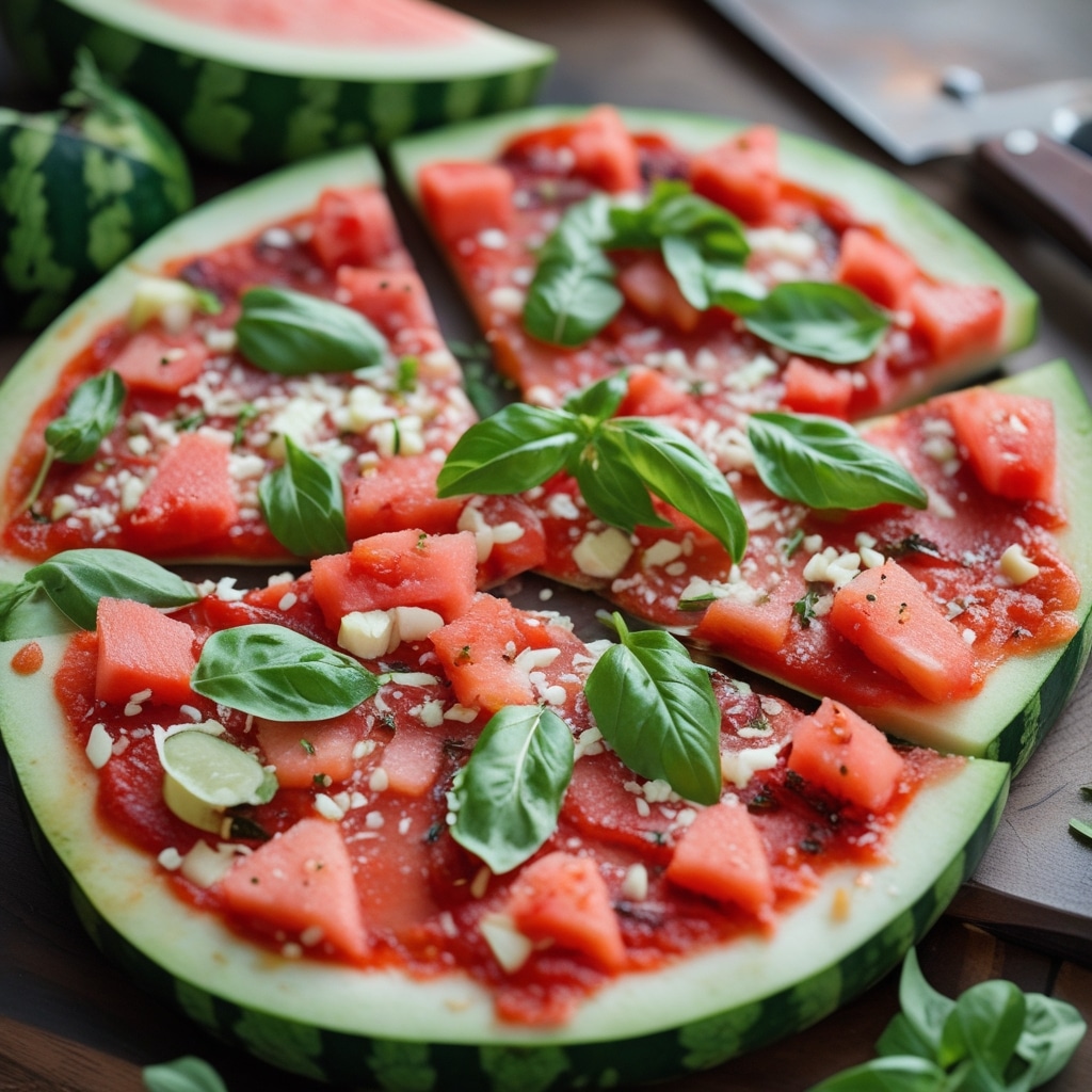 Watermelon Pizza Recipe