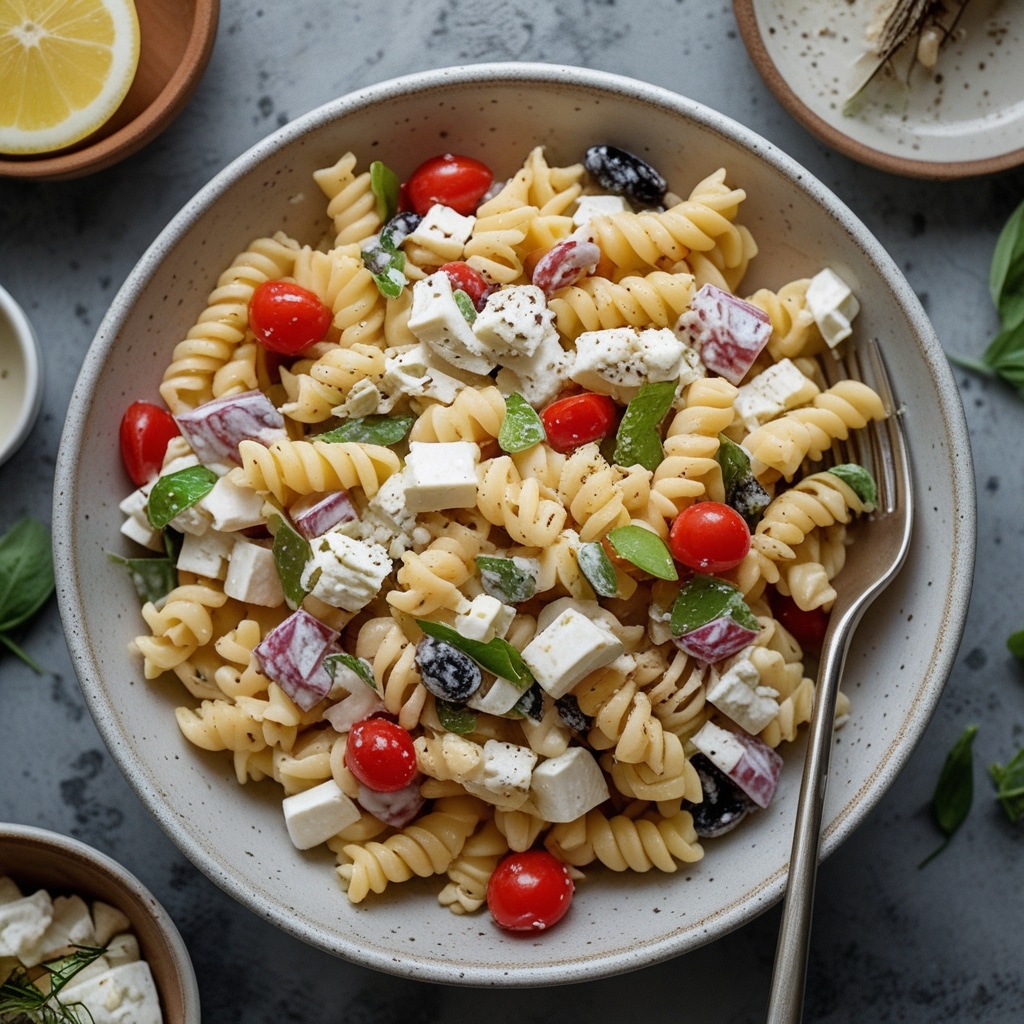 Greek Pasta Salad Recipe