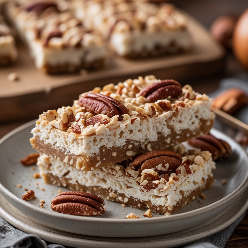 High Protein Maple Pecan Cottage Cheese Bars