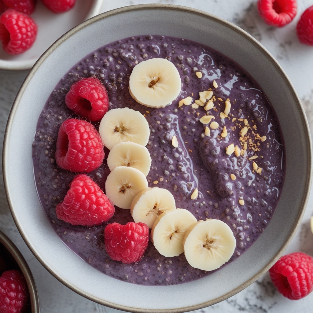 Raspberry Chia Pudding Bowl