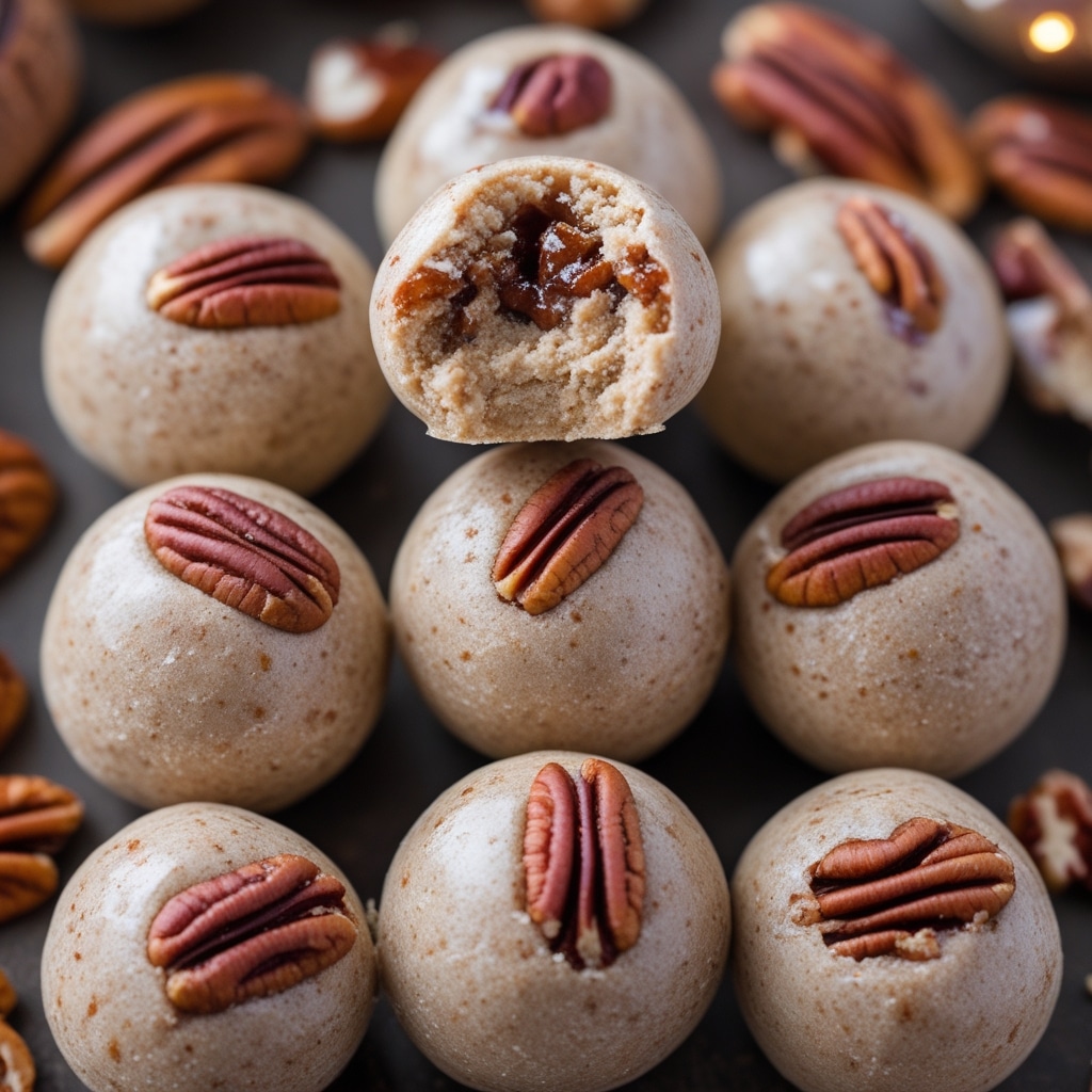No-Bake Pecan Pie Protein Truffles