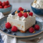 Red, White, And Blue Cheesecake Salad - Tasiahub
