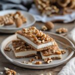 High Protein Maple Walnut Cottage Cheese Bars