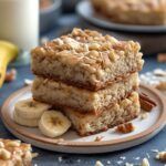 High Protein Banana Bread Cottage Cheese Bars