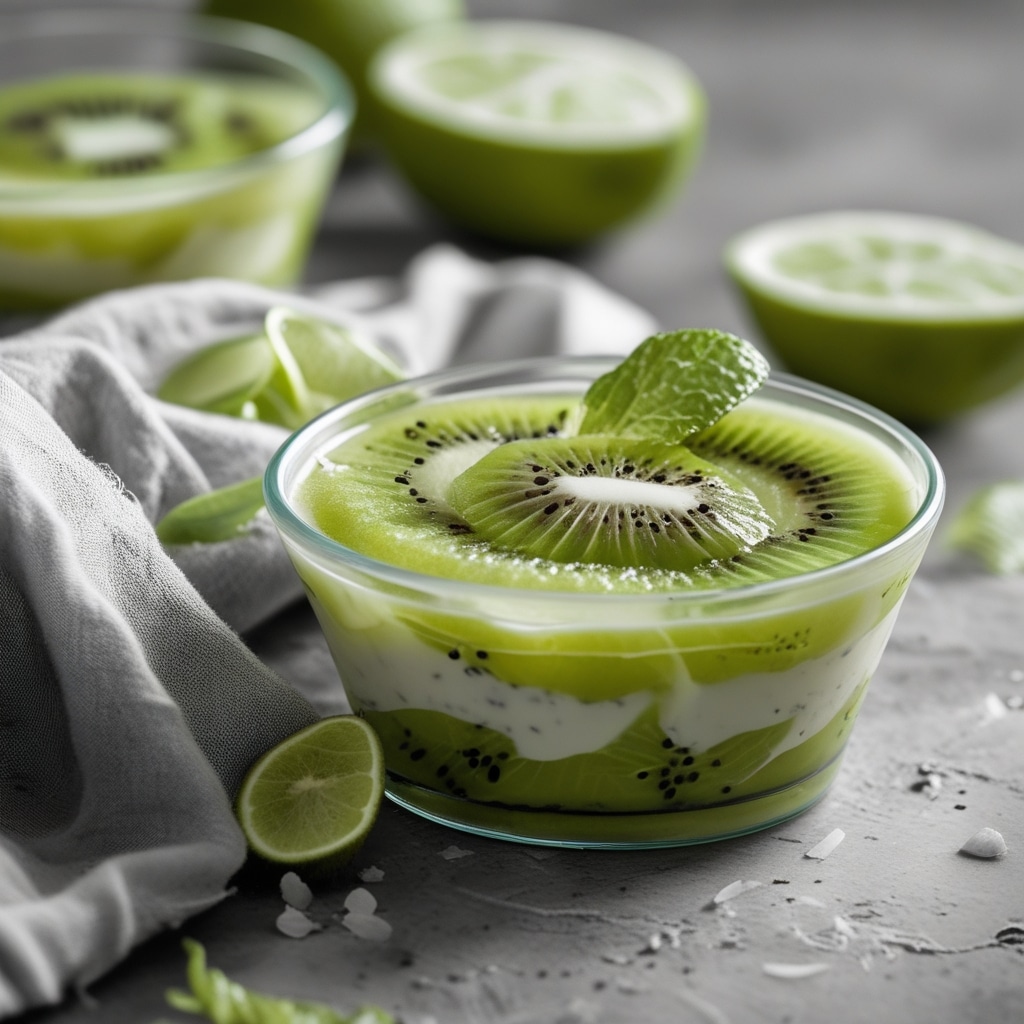 High Protein Kiwi Lime Cups