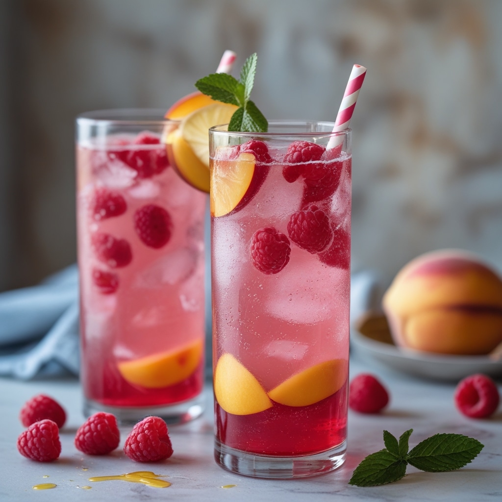 Raspberry Peach Lemonade Recipe
