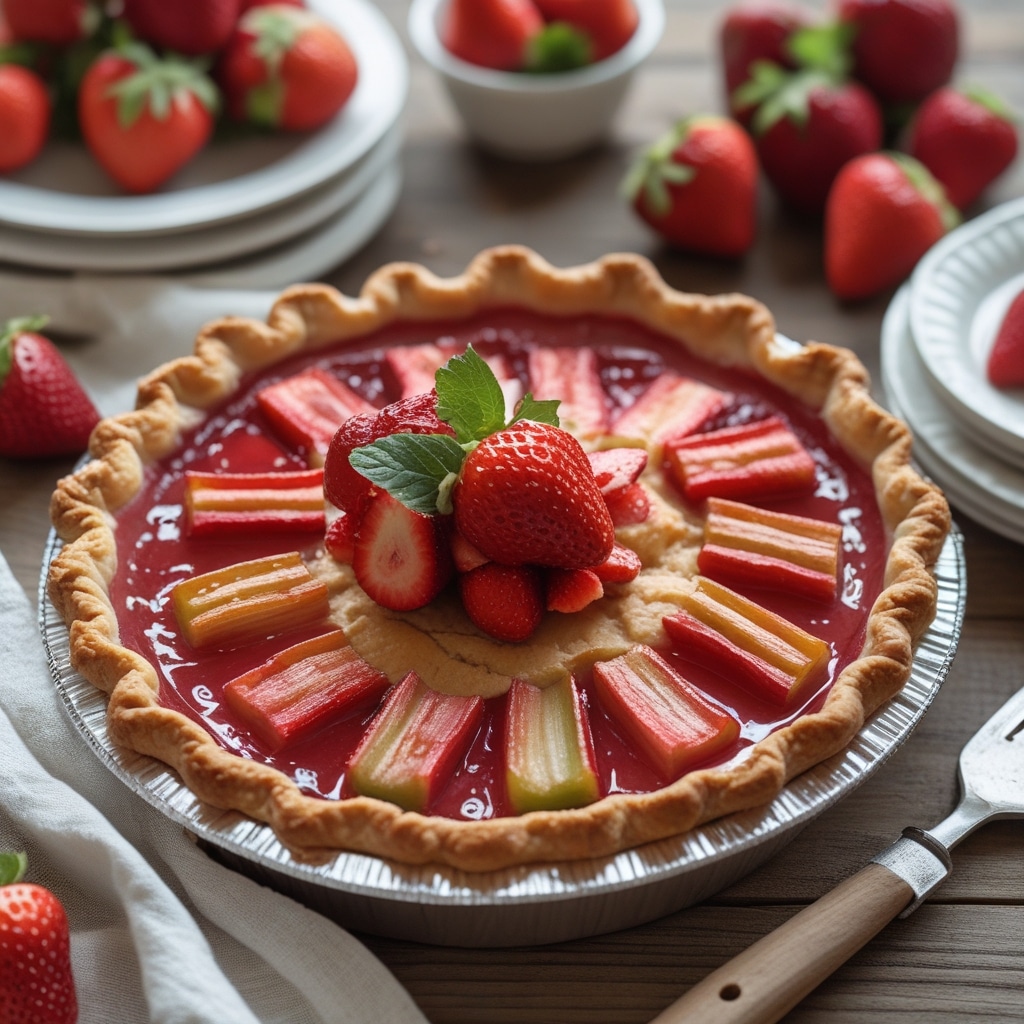 Easy Strawberry Rhubarb Pie Recipe for a Classic Summer Dessert