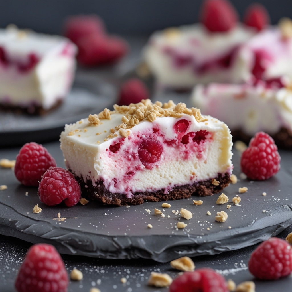 - Frozen Raspberry Cheesecake Bites [No Flour]