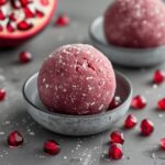 - Frozen Pomegranate Acai Greek Yogurt Energy Balls