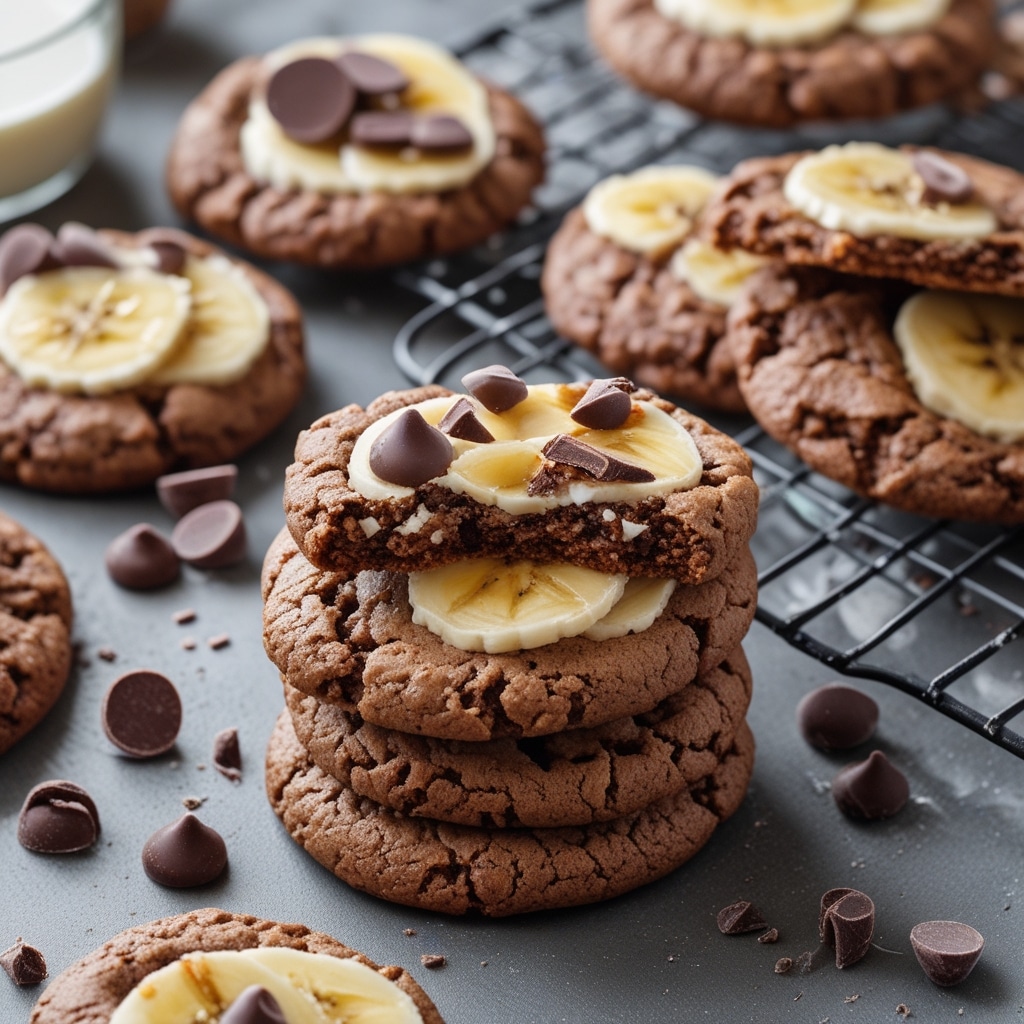 - High Protein Chocolate Banana Cottage Cheese Cookies